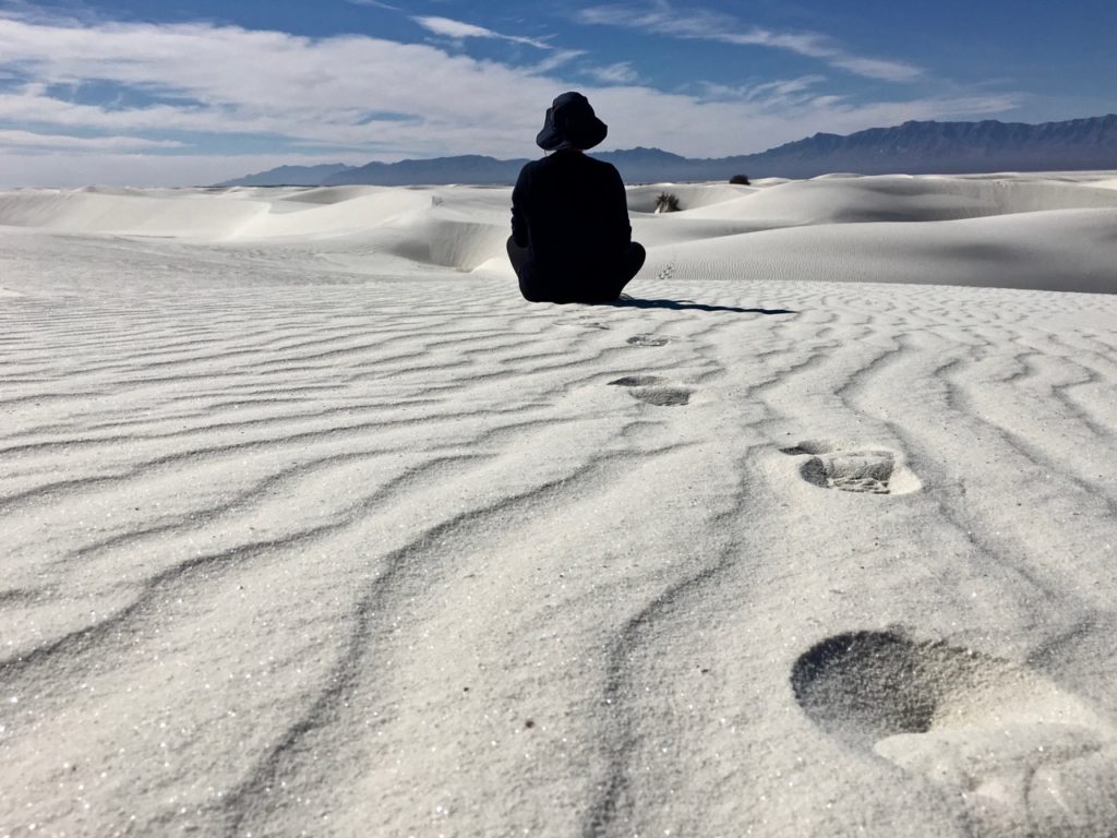 Hiking Alkali Flat Trail at White Sands National Park Just a little tour